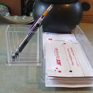 VTG.RIALTO 60s/70sLUCITE FOR DESK OR BATHROOM!